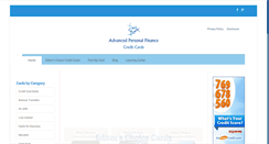 Desktop Screenshot of apfcreditcards.com